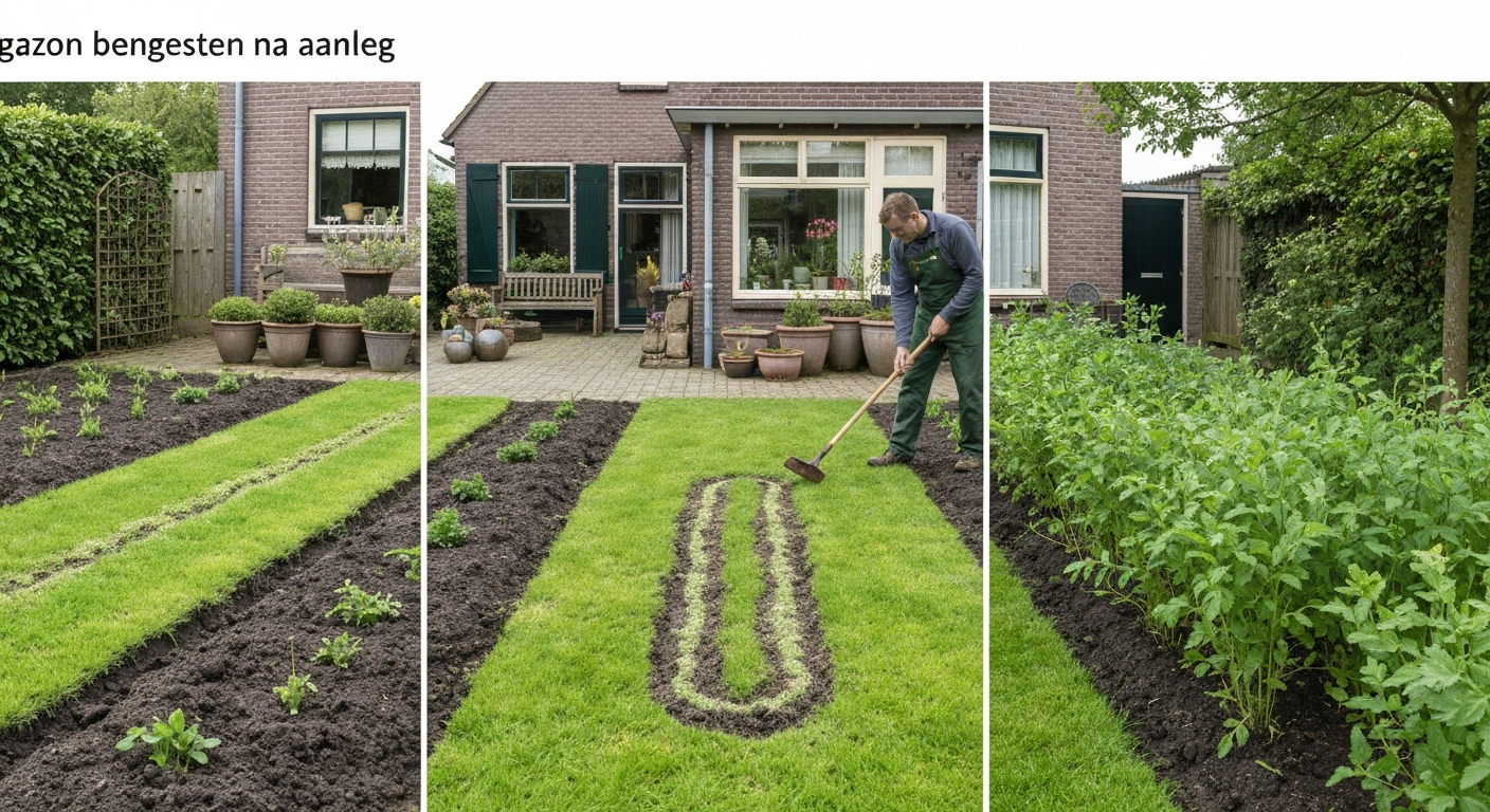 Gazon bemesten na aanleg: schema, doseringen en tips voor zaaien en zoden