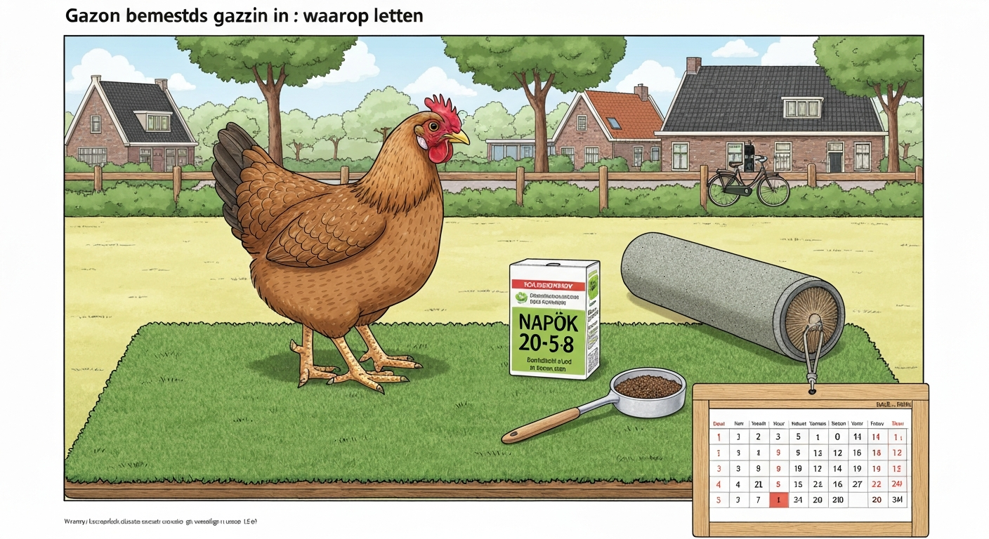 gazon bemesten waarop letten